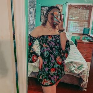 Off the Shoulder Floral Dress